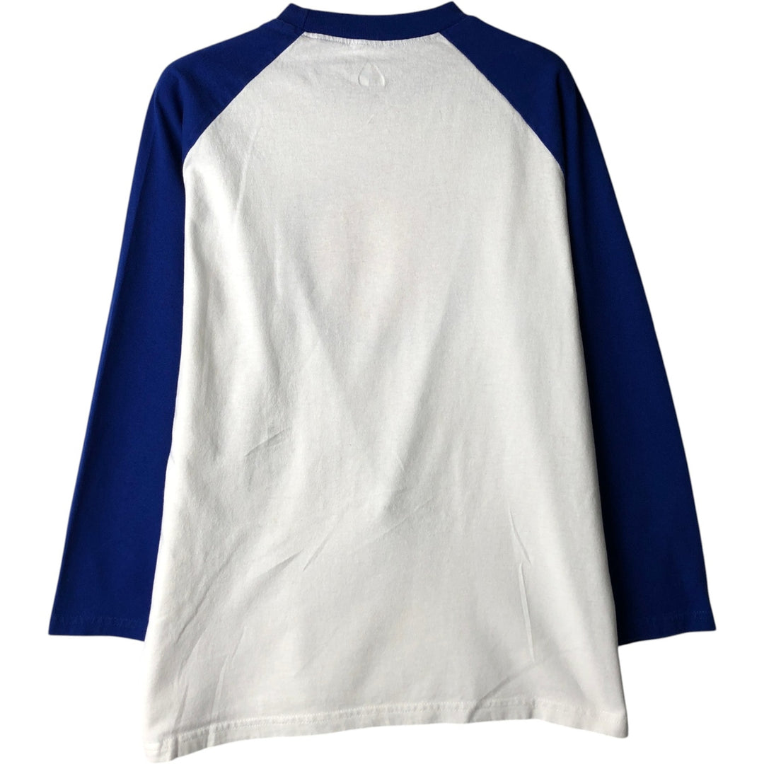 2000'S Majestic MLB Chicago Cubs 3/4 Sleeve Raglan T-Shirt, Women's Size XL (approx.) unclear white type Vintage Second Hand