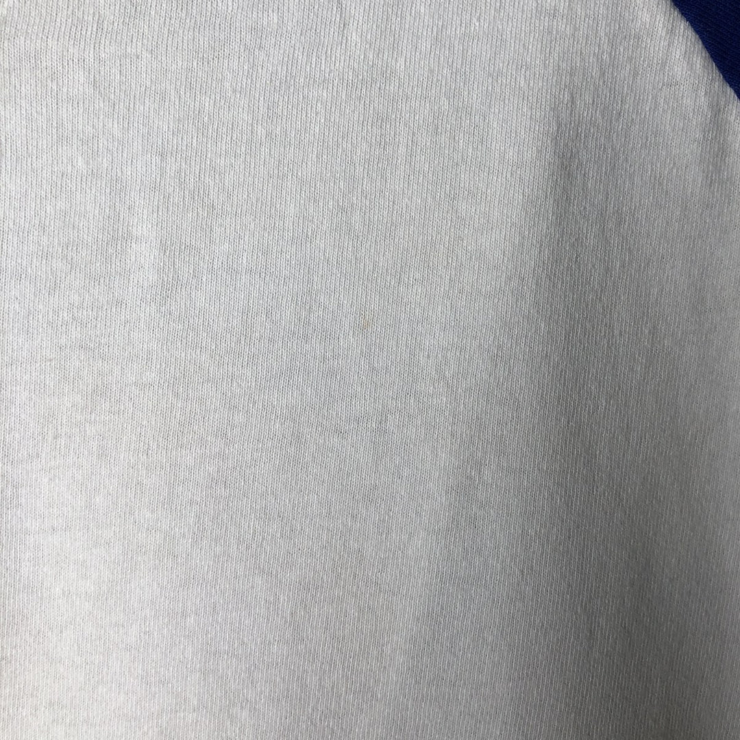 2000'S Majestic MLB Chicago Cubs 3/4 Sleeve Raglan T-Shirt, Women's Size XL (approx.) unclear white type Vintage Second Hand
