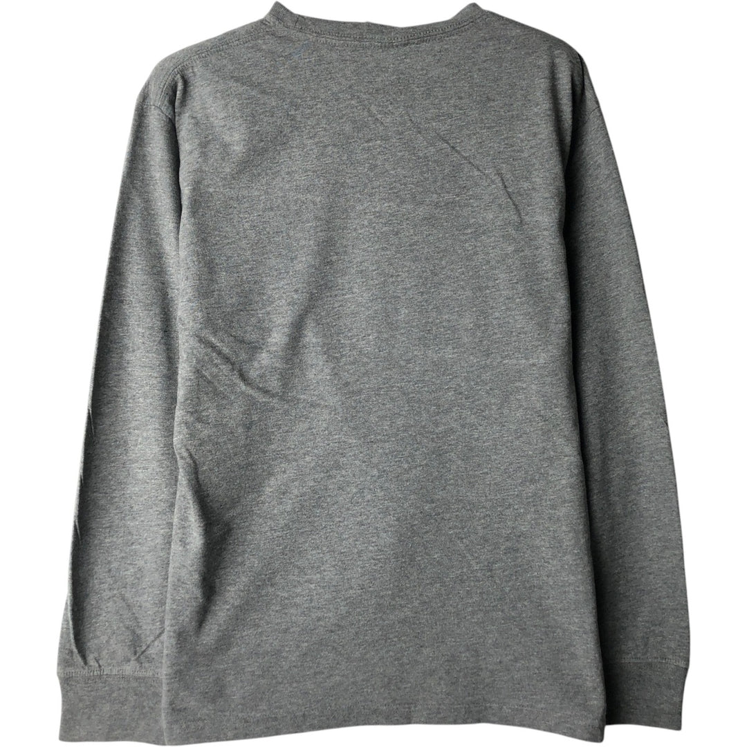 Ralph Lauren POLO by Ralph Lauren long-sleeved T-shirt, women's size L cotton gray type Vintage Second Hand