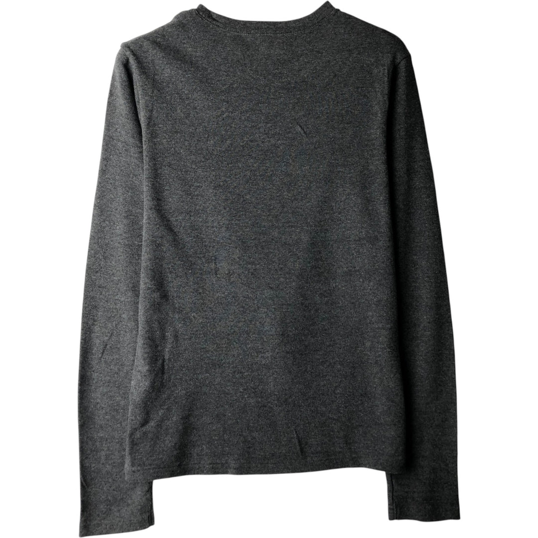 Ralph Lauren RALPH LAUREN SPORT Long T-shirt Long T Women's L size cotton Charcoal Vintage Second Hand