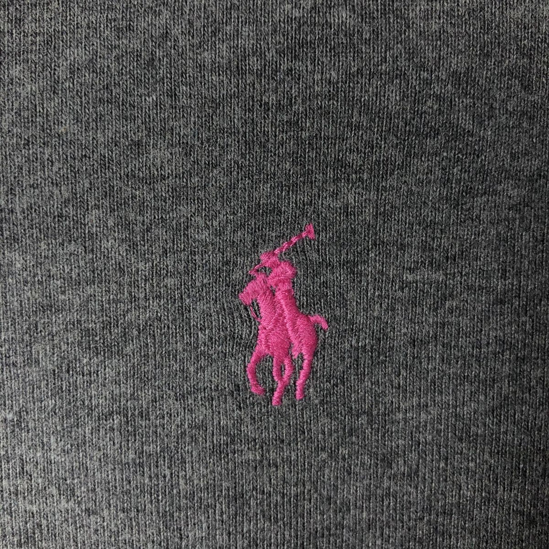 Ralph Lauren RALPH LAUREN SPORT Long T-shirt Long T Women's L size cotton Charcoal Vintage Second Hand