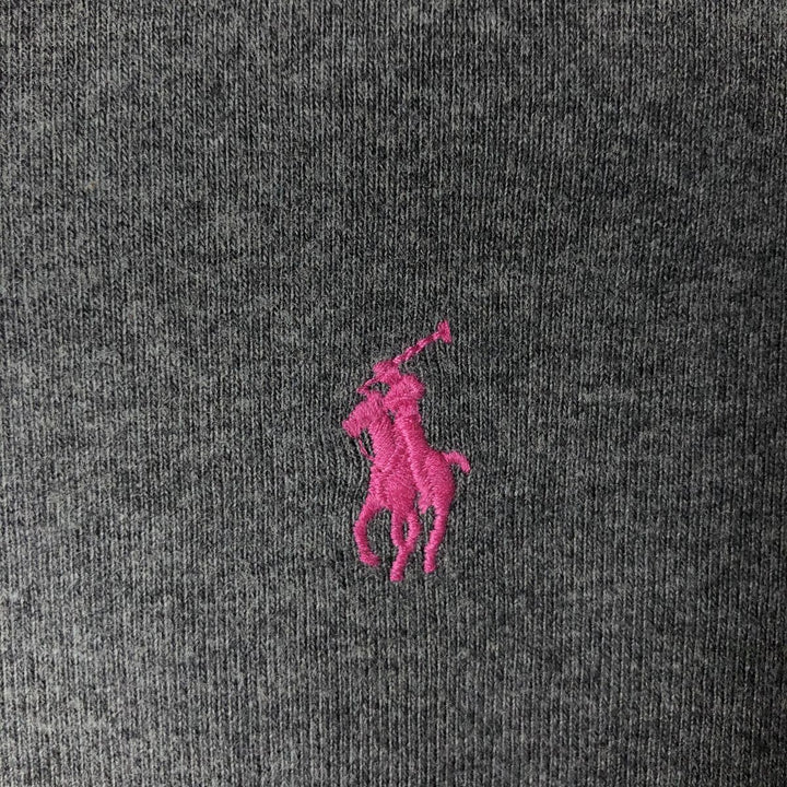 Ralph Lauren RALPH LAUREN SPORT Long T-shirt Long T Women's L size cotton Charcoal Vintage Second Hand