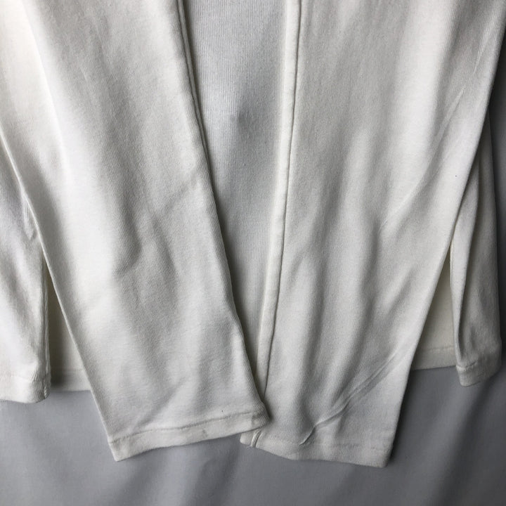 Ralph Lauren RALPH LAUREN SPORT Long T-shirt Long T Women's XL size cotton white type Vintage Second Hand