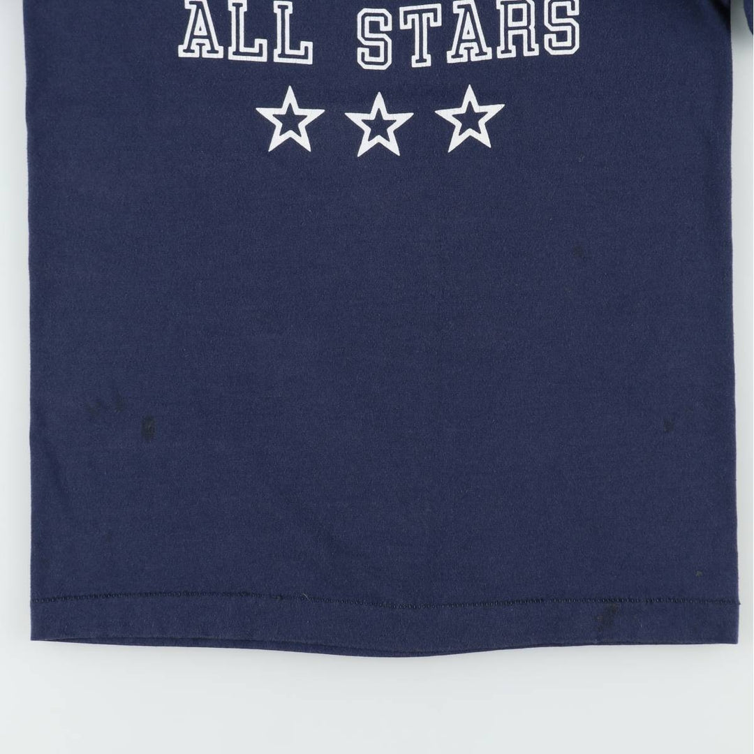 90'S Screen Stars Long-Sleeve T-Shirt, Made in USA, Women's Size S (Equivalent), Vintage cotton navy blue type Vintage Second Hand