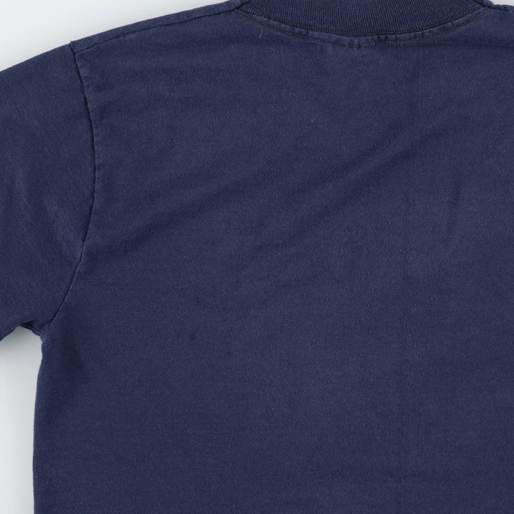 90'S Screen Stars Long-Sleeve T-Shirt, Made in USA, Women's Size S (Equivalent), Vintage cotton navy blue type Vintage Second Hand