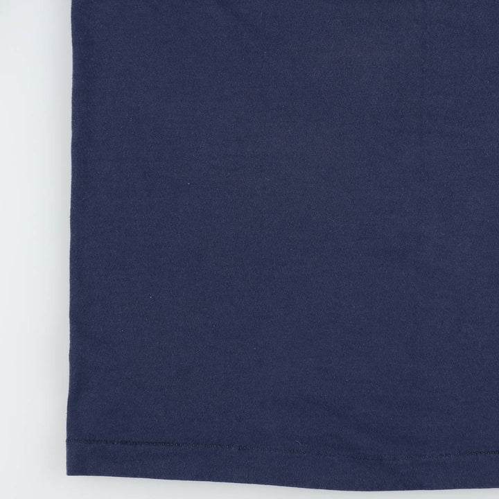 90'S Screen Stars Long-Sleeve T-Shirt, Made in USA, Women's Size S (Equivalent), Vintage cotton navy blue type Vintage Second Hand