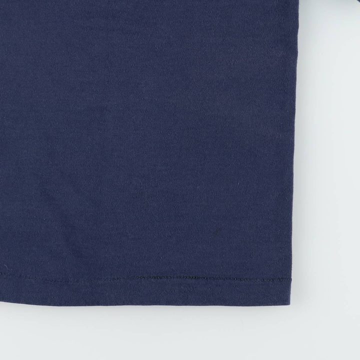 90'S Screen Stars Long-Sleeve T-Shirt, Made in USA, Women's Size S (Equivalent), Vintage cotton navy blue type Vintage Second Hand