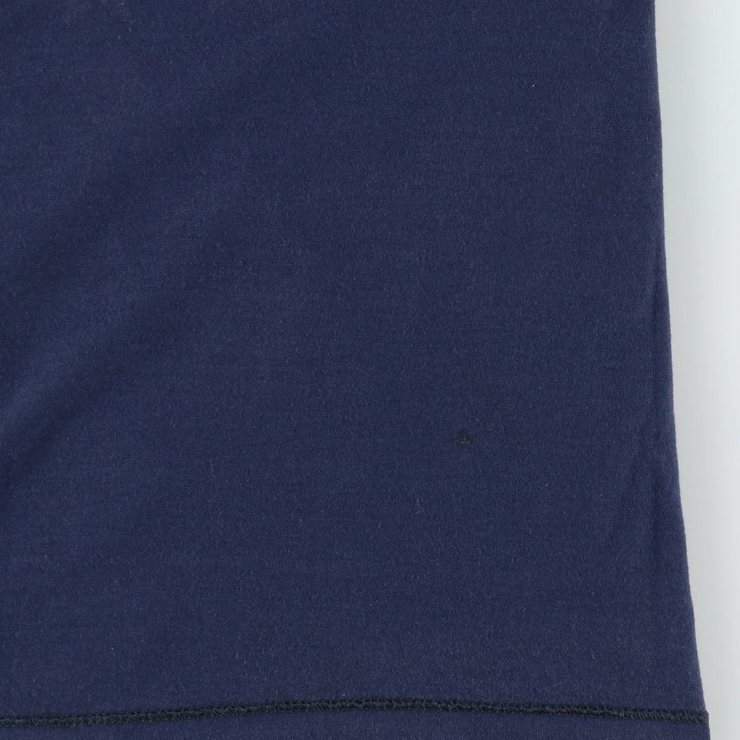 90'S Screen Stars Long-Sleeve T-Shirt, Made in USA, Women's Size S (Equivalent), Vintage cotton navy blue type Vintage Second Hand