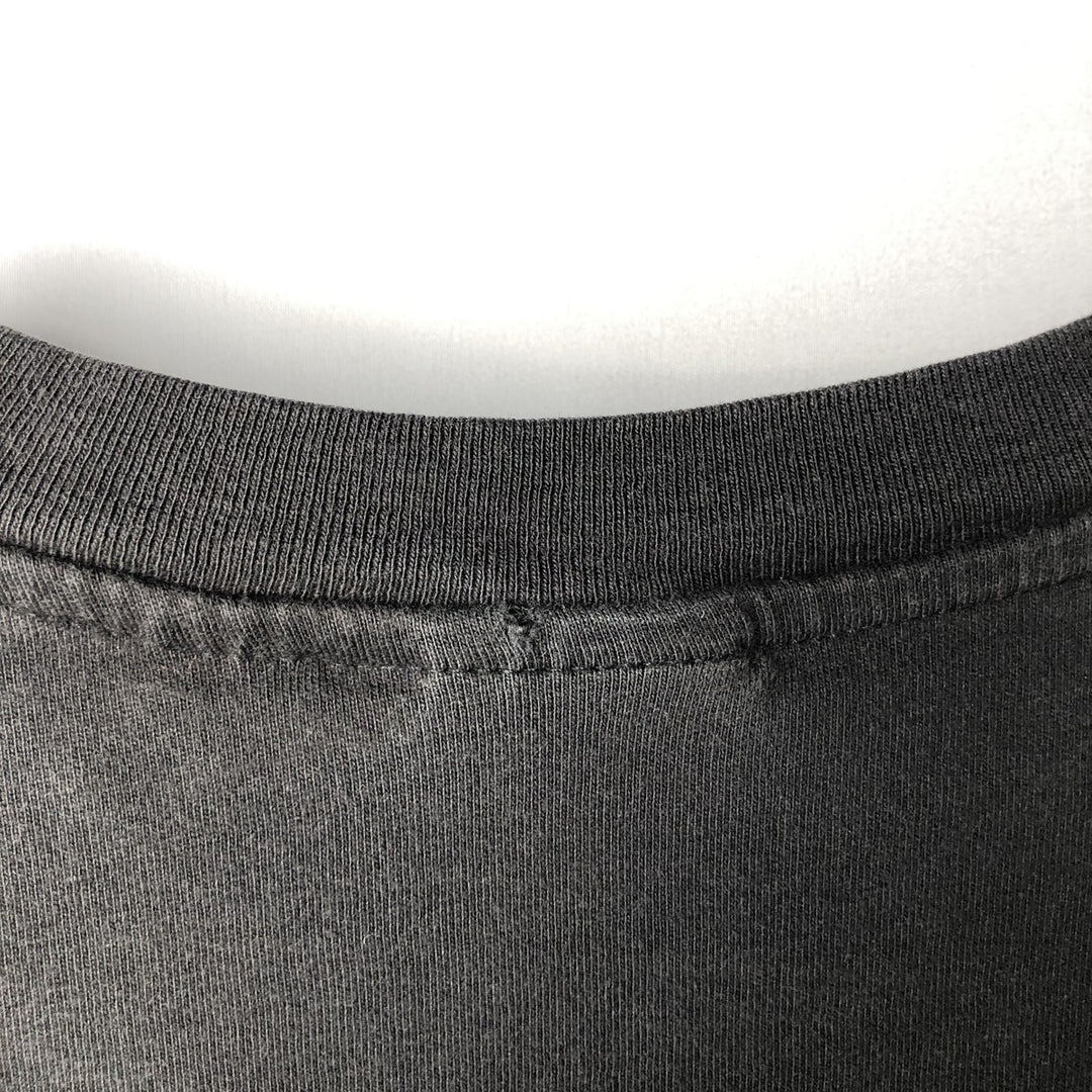 SNOOP DOGG Long-Sleeve Wrap T-Shirt (Men's XL equivalent) unclear black type Vintage Second Hand
