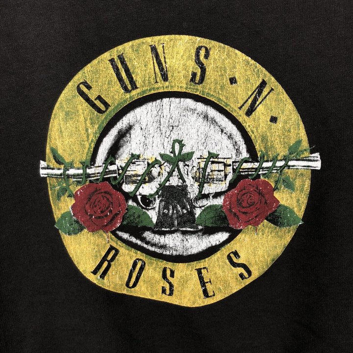 ONLY GUNS N' ROSES Band Sweatshirt (Women's Size M) cotton black type Vintage Second Hand