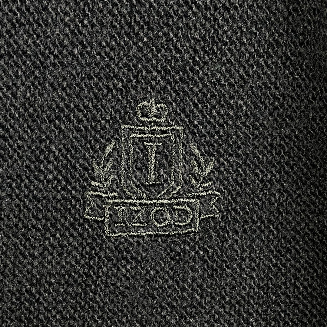 Vintage IZOD acrylic knit cardigan, made in the USA, size L, men's. acrylic navy blue type Vintage Second Hand