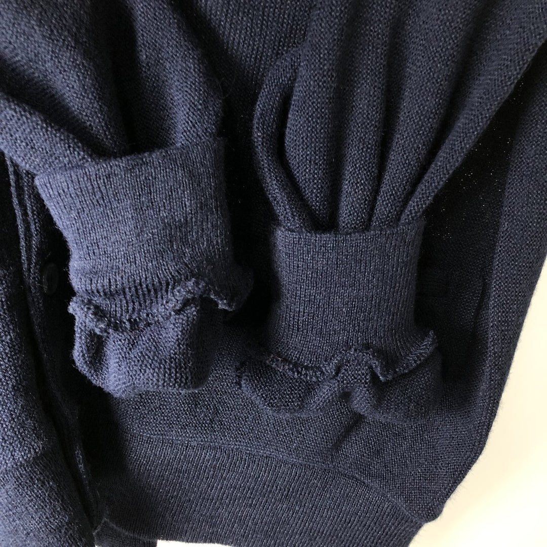 80s-90'S Arnold Palmer Acrylic Knit Cardigan, Made in USA, Men's Size L (Equivalent), Vintage acrylic navy blue type Vintage Second Hand