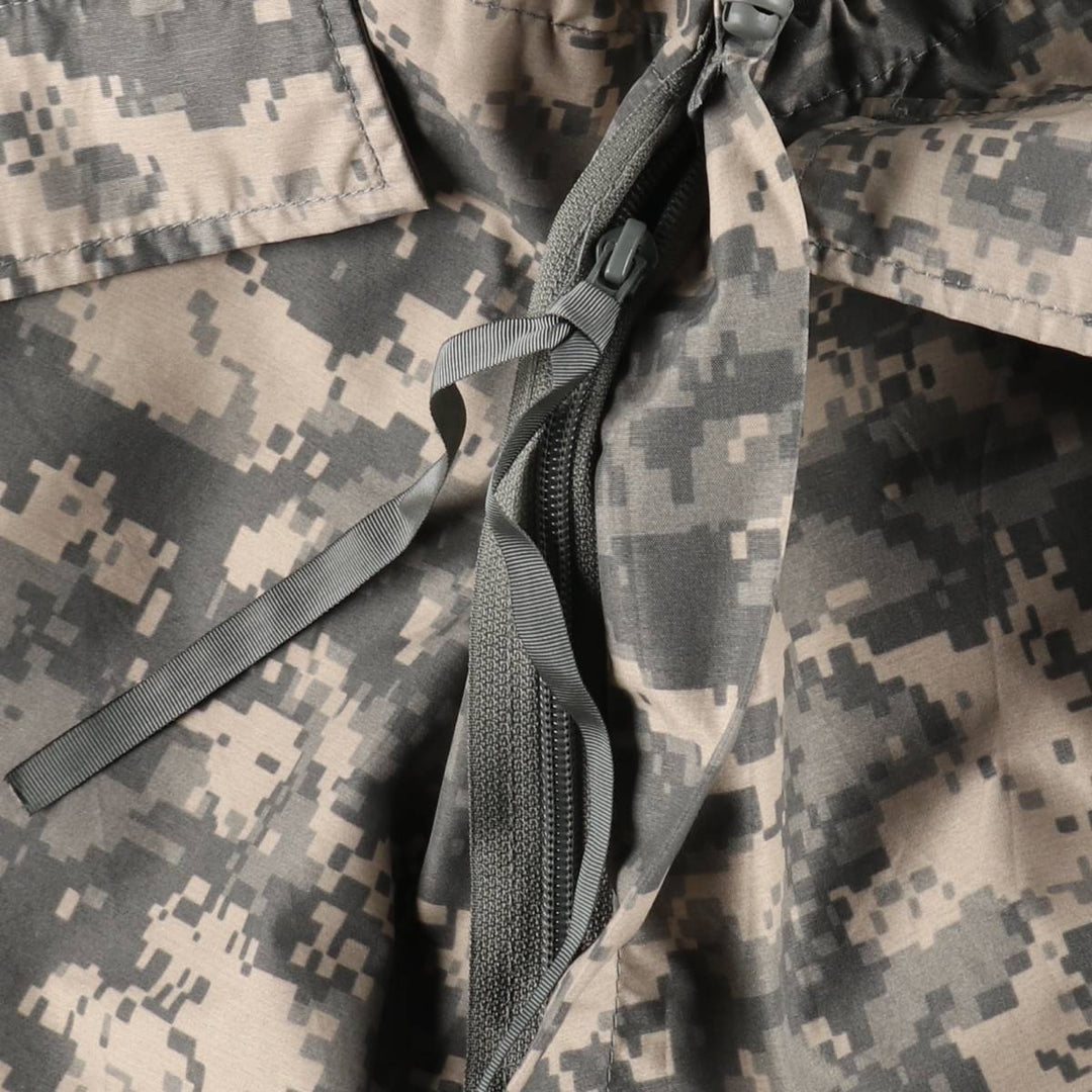 2000'S US Military Issue Camouflage Pattern ACU Digital Camo Military Gore-Tex Cargo Pants Made in USA MEDIUM LONG (Men's M equivalent) unclear gray type Vintage Second Hand