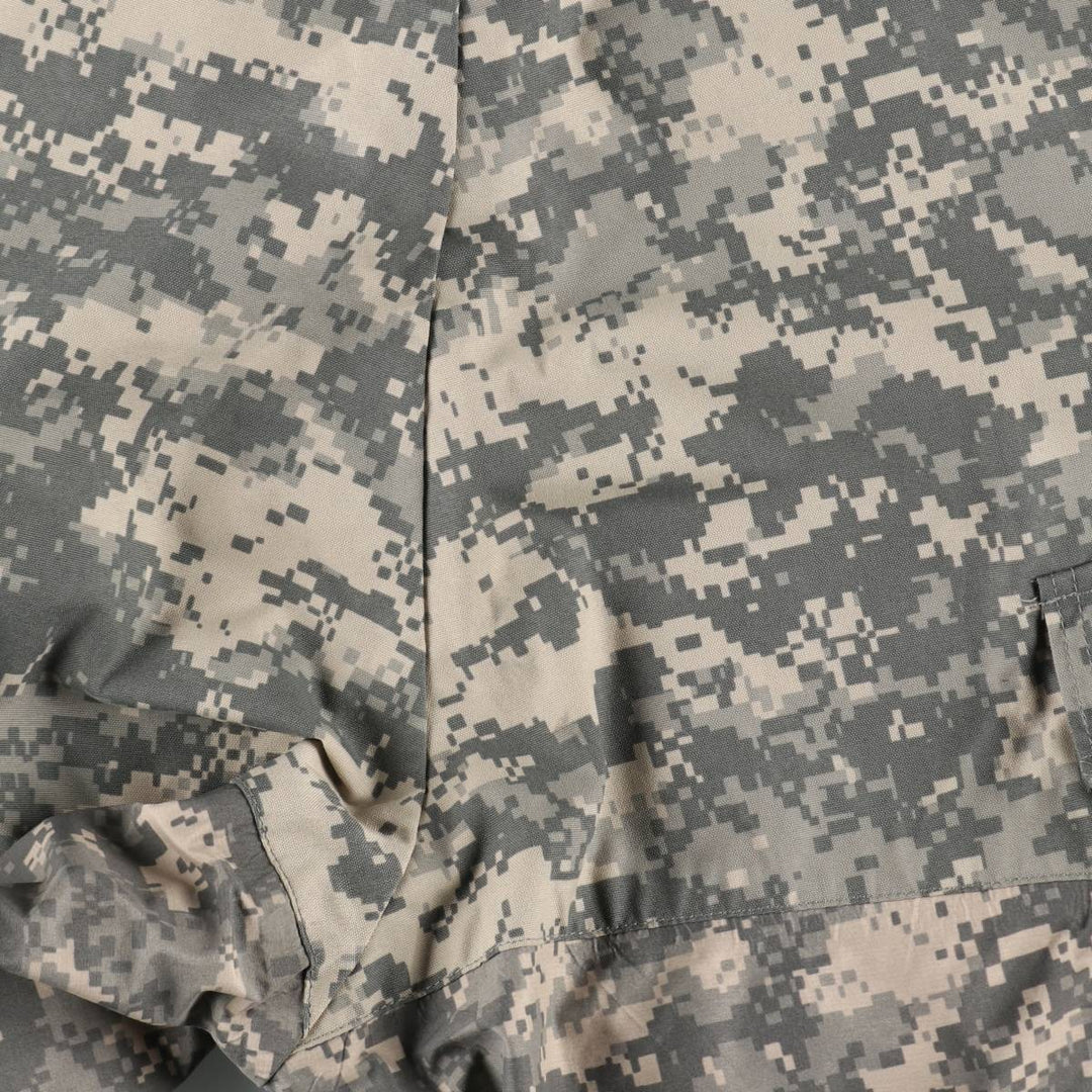 2000'S US Military Issue Camouflage Pattern ACU Digital Camo Military Gore-Tex Cargo Pants Made in USA MEDIUM LONG (Men's M equivalent) unclear gray type Vintage Second Hand