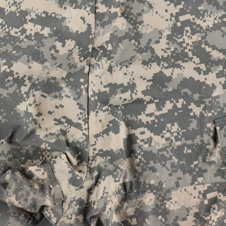 2000'S US Military Issue Camouflage Pattern ACU Digital Camo Military Gore-Tex Cargo Pants Made in USA MEDIUM LONG (Men's M equivalent) unclear gray type Vintage Second Hand