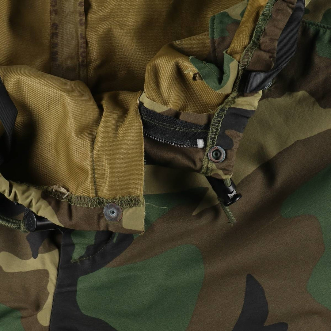 Camouflage Woodland Camo GORE-TEX Military Overpants, Men's XL (approx.) unclear Khaki type Vintage Second Hand