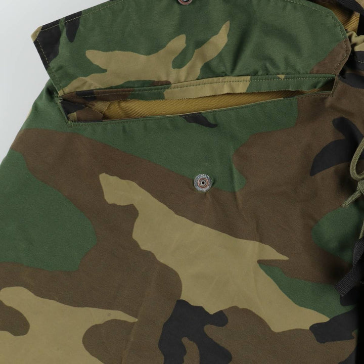 Camouflage Woodland Camo GORE-TEX Military Overpants, Men's XL (approx.) unclear Khaki type Vintage Second Hand