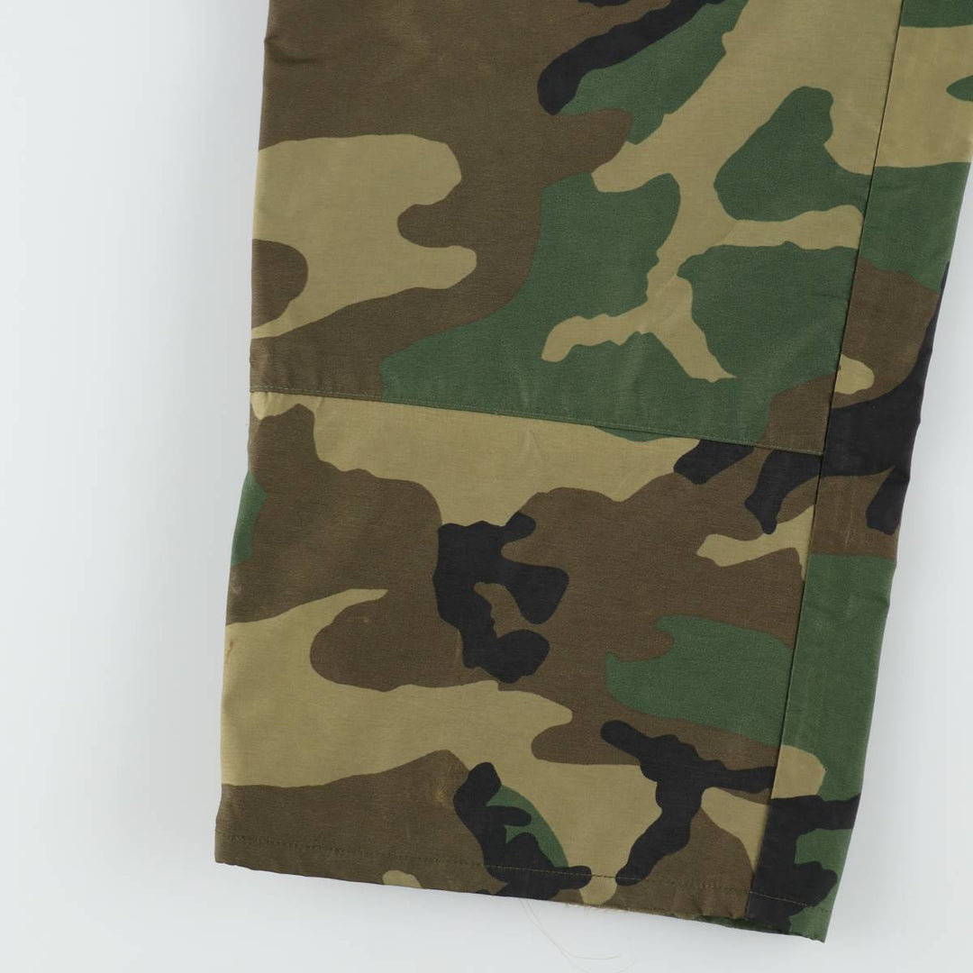 Camouflage Woodland Camo GORE-TEX Military Overpants, Men's XL (approx.) unclear Khaki type Vintage Second Hand