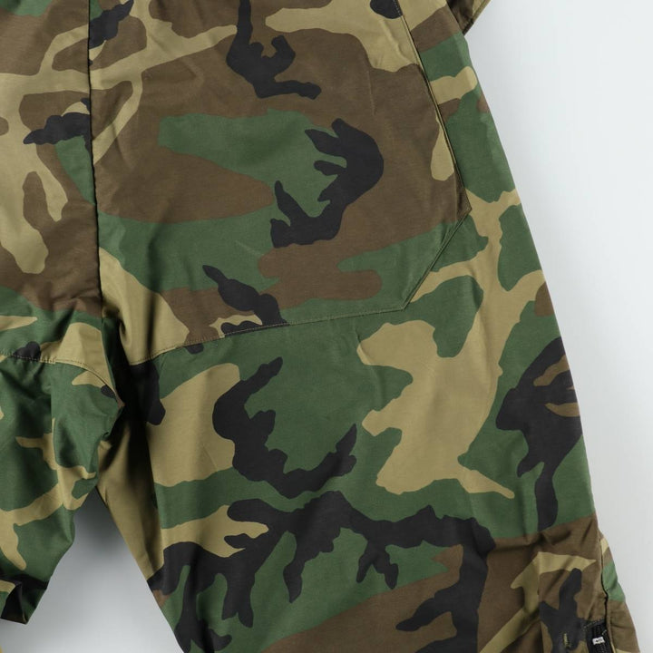 Camouflage Woodland Camo GORE-TEX Military Overpants, Men's XL (approx.) unclear Khaki type Vintage Second Hand