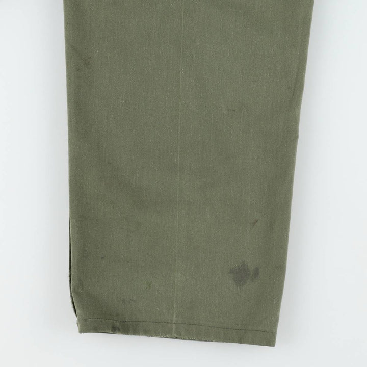 Military Baker Pants, Men's W32 (approx.), Vintage unclear Khaki type Vintage Second Hand