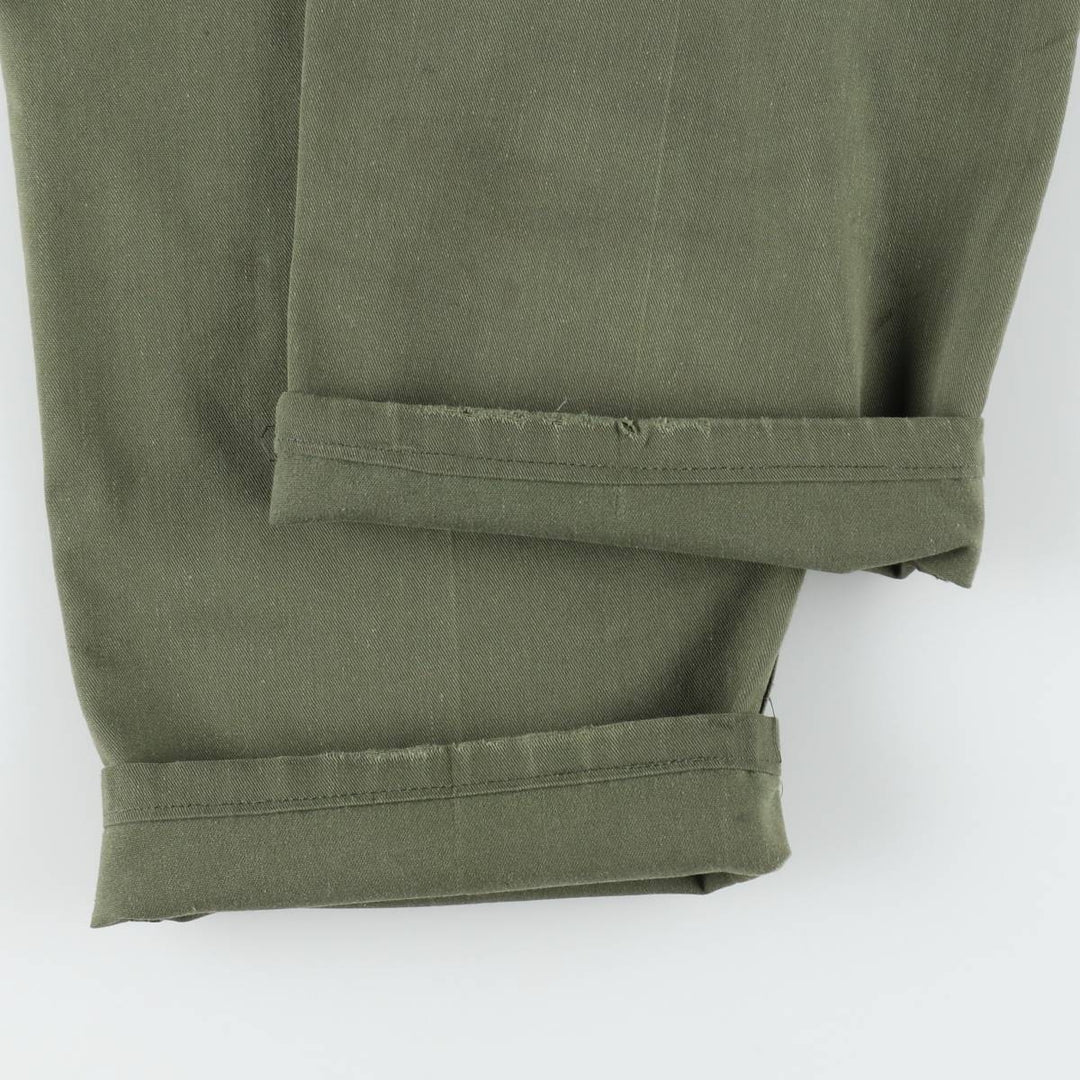 Military Baker Pants, Men's W32 (approx.), Vintage unclear Khaki type Vintage Second Hand