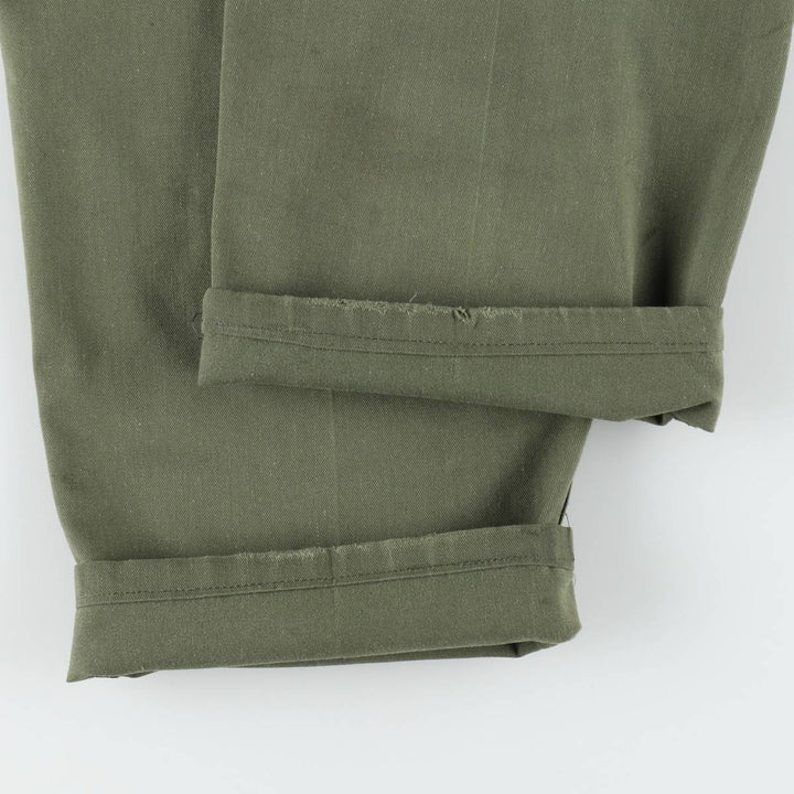 Military Baker Pants, Men's W32 (approx.), Vintage unclear Khaki type Vintage Second Hand