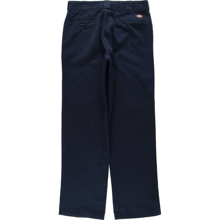 Dickies 874 Original Fit Work Pants for Men, W32 equivalent polyester navy blue type Vintage Second Hand