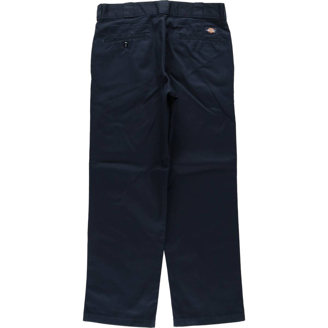 Dickies 874 Original Fit Work Pants, Men's, Size W34 polyester navy blue type Vintage Second Hand