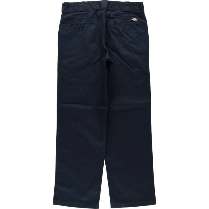 Dickies 874 Original Fit Work Pants, Men's, Size W34 polyester navy blue type Vintage Second Hand