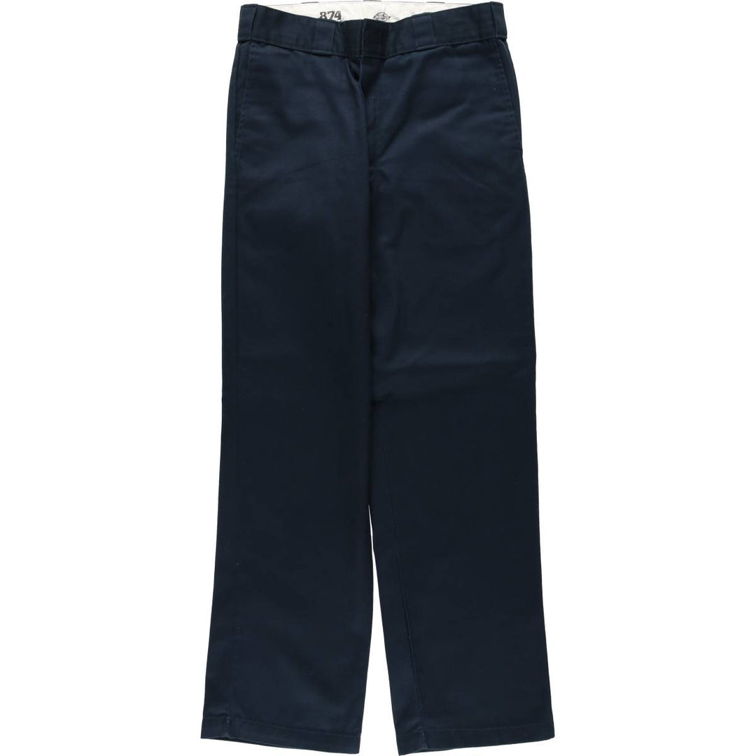 Dickies 874 Original Fit Work Pants for Men, W32 equivalent polyester navy blue type Vintage Second Hand