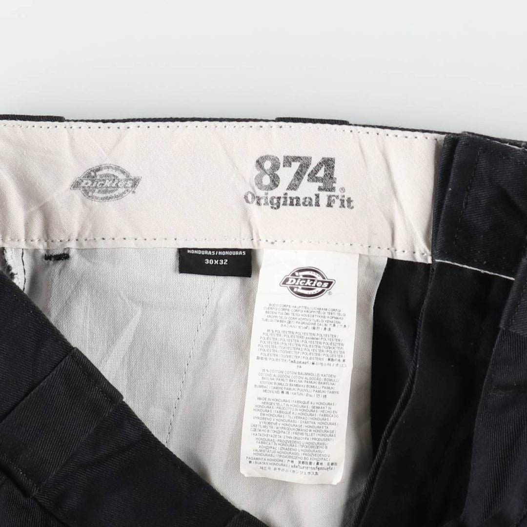 Dickies 874 Original Fit Work Pants, Men's, Size W29 polyester black type Vintage Second Hand
