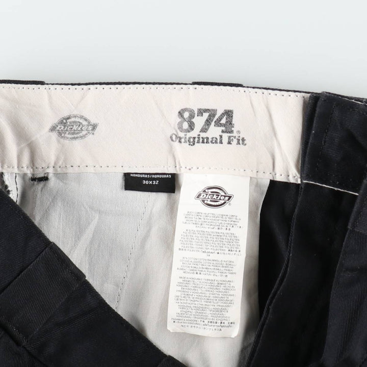 Dickies 874 Original Fit Work Pants, Men's, Size W29 polyester black type Vintage Second Hand