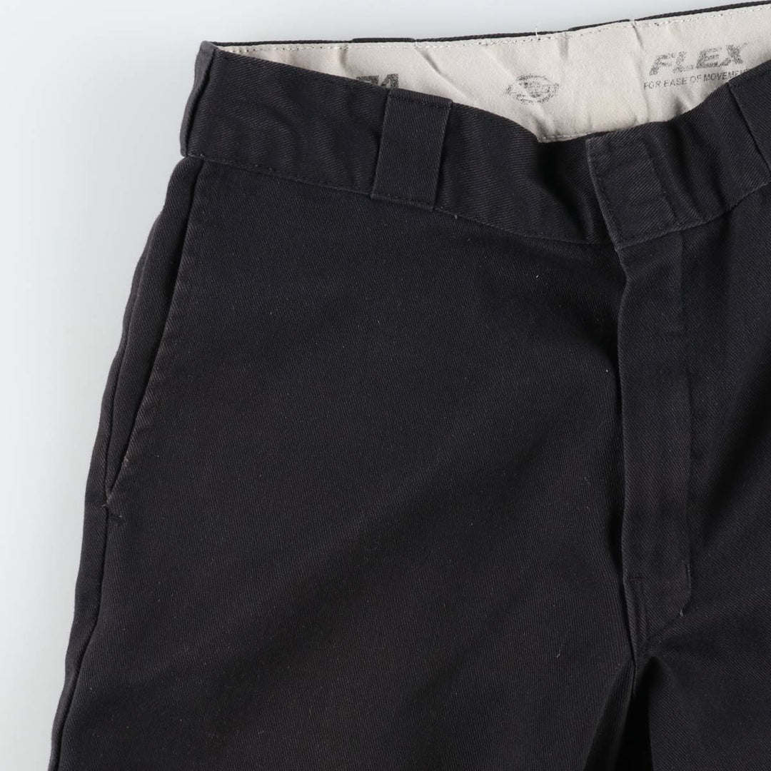 Dickies 874 FLEX ORIGINAL FIT Work Pants for Men, W33 equivalent polyester black type Vintage Second Hand