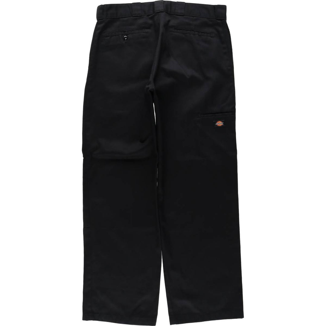 Dickies Loose Fit Double Knee Work Pants, Men's, Size W37 polyester black type Vintage Second Hand