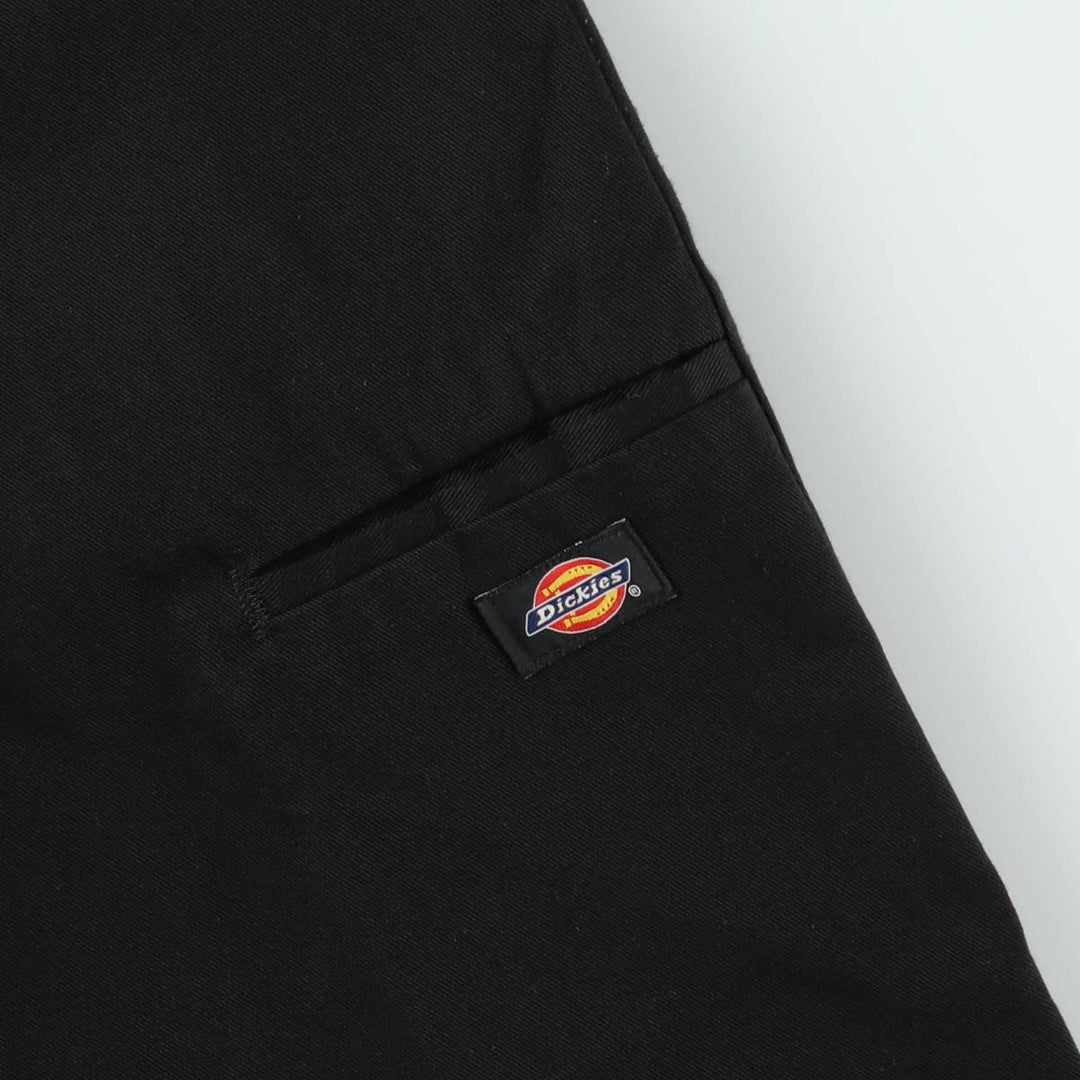 Dickies Loose Fit Double Knee Work Pants, Men's, Size W37 polyester black type Vintage Second Hand