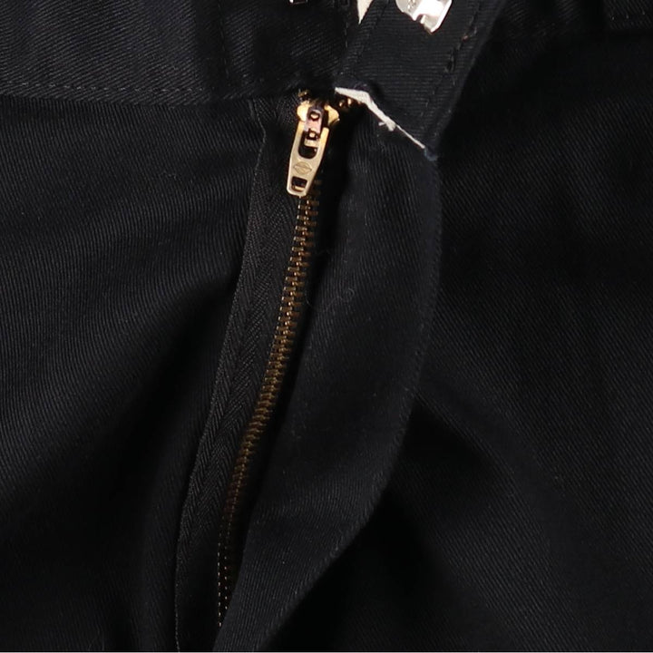 Dickies Loose Fit Double Knee Work Pants, Men's, Size W37 polyester black type Vintage Second Hand