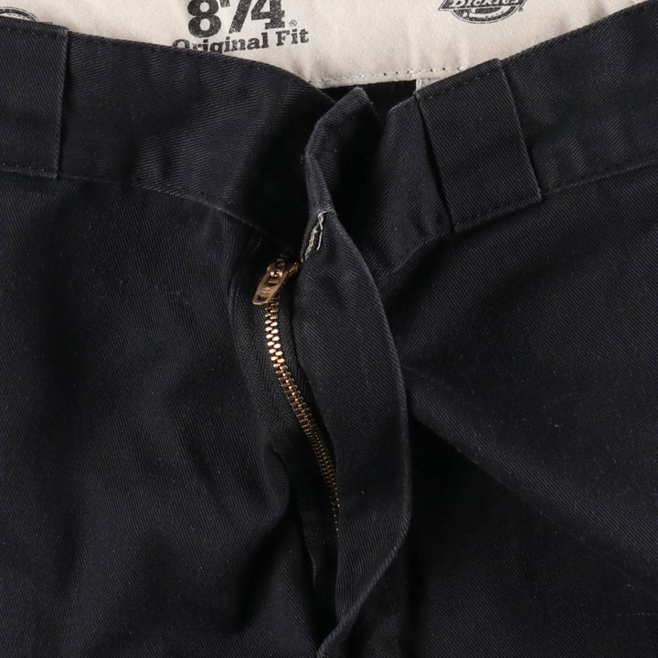 Dickies 874 Original Fit Work Pants for Men, W36 polyester black type Vintage Second Hand