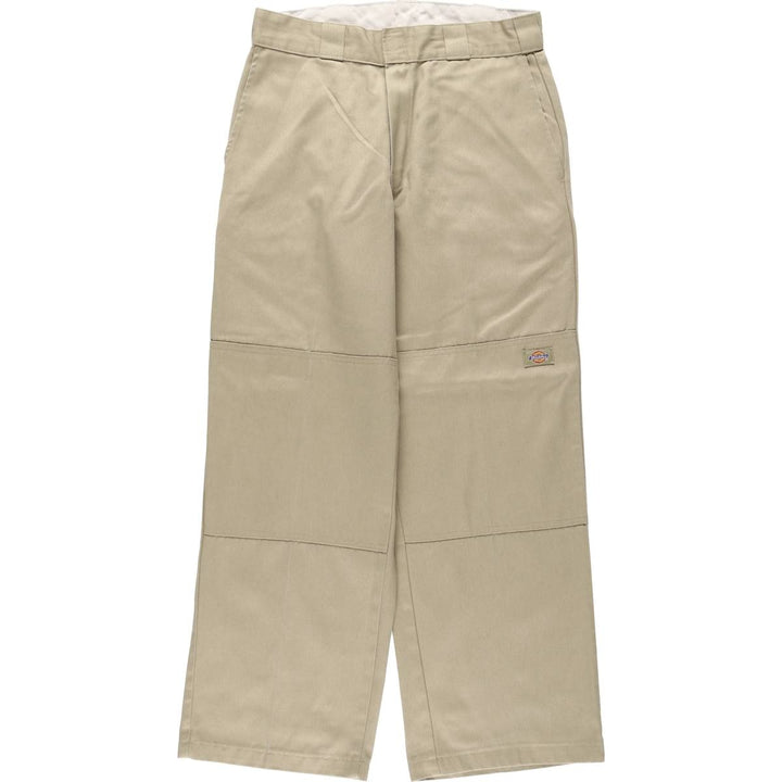 Dickies Double Knee Work Pants, Men's W30 (approx.) polyester Beige type Vintage Second Hand