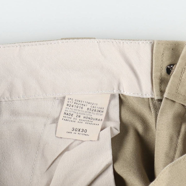 Dickies Double Knee Work Pants, Men's W30 (approx.) polyester Beige type Vintage Second Hand
