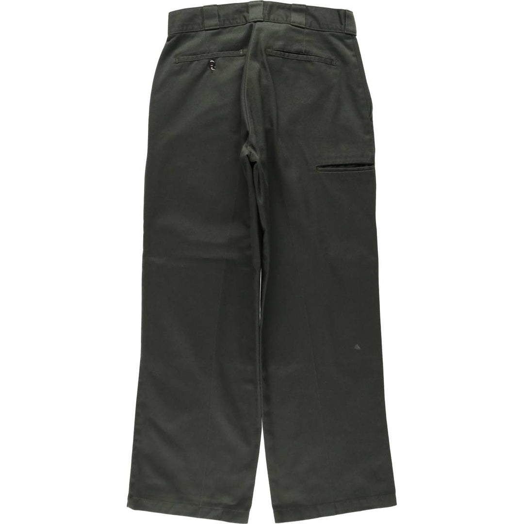 Double-knee work pants, men's size W30 equivalent. unclear green type Vintage Second Hand