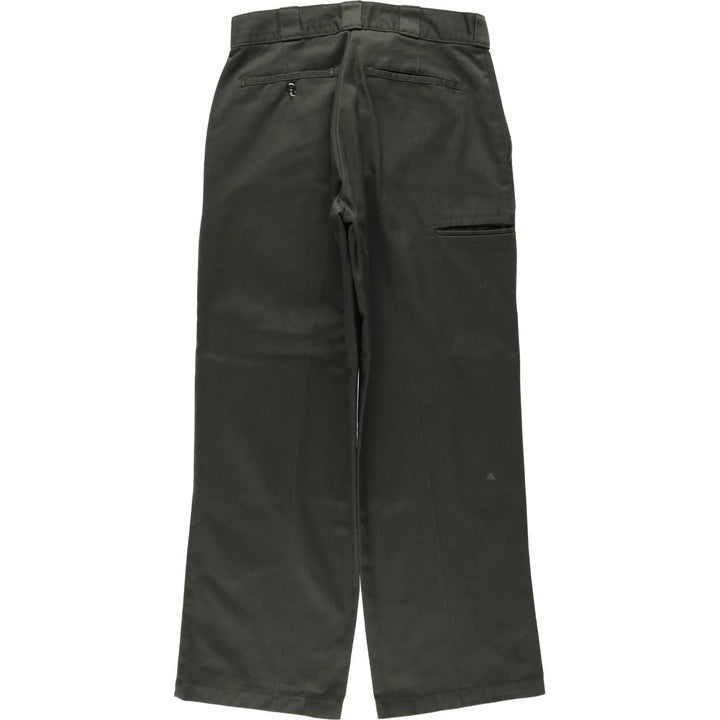 Double-knee work pants, men's size W30 equivalent. unclear green type Vintage Second Hand