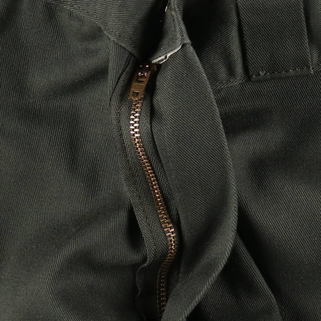 Double-knee work pants, men's size W30 equivalent. unclear green type Vintage Second Hand