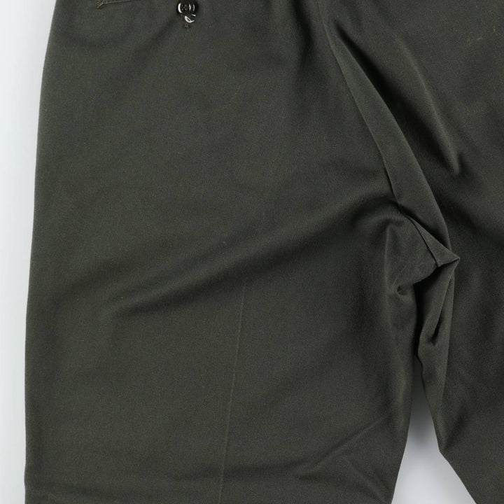 Double-knee work pants, men's size W30 equivalent. unclear green type Vintage Second Hand