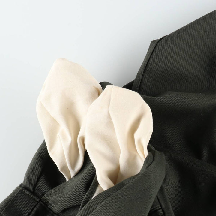 Double-knee work pants, men's size W30 equivalent. unclear green type Vintage Second Hand
