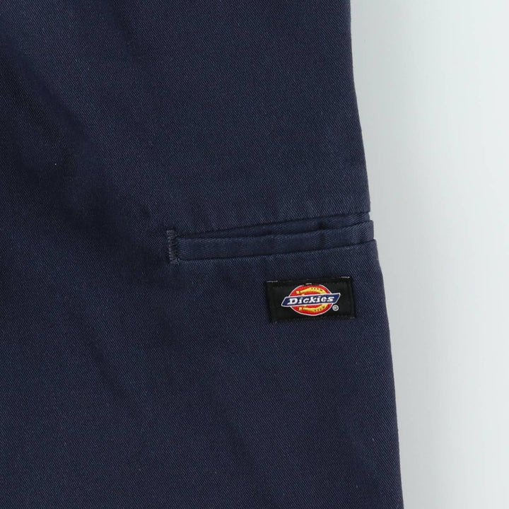 Dickies Loose Fit Work Pants, Men's W33 (approx.) polyester navy blue type Vintage Second Hand