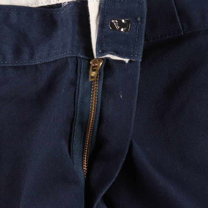 Dickies Loose Fit Work Pants, Men's W33 (approx.) polyester navy blue type Vintage Second Hand