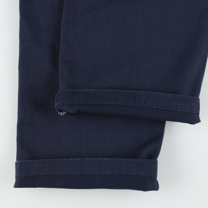 Dickies Loose Fit Work Pants, Men's W33 (approx.) polyester navy blue type Vintage Second Hand