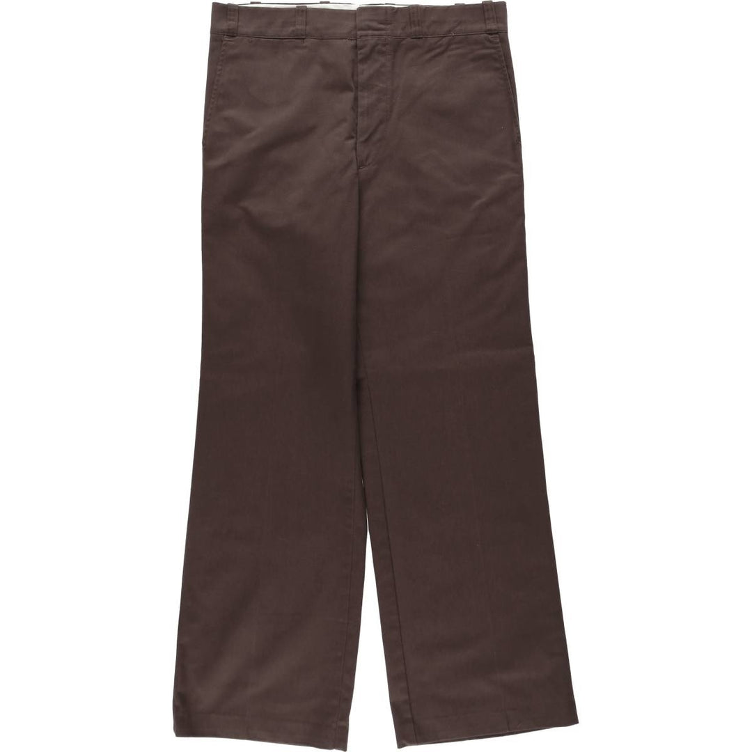 70s-80'S Sears PERMA-PREST Work Pants, Men's W33 (approx.), Vintage unclear brown type Vintage Second Hand