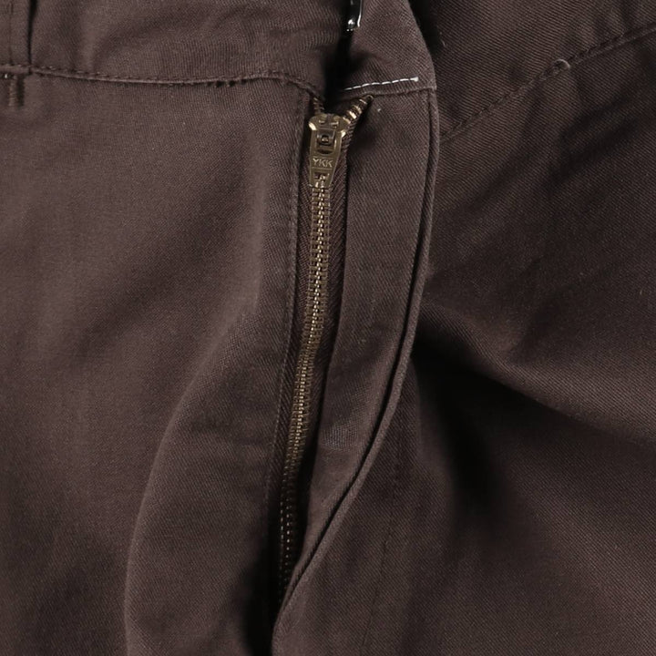 70s-80'S Sears PERMA-PREST Work Pants, Men's W33 (approx.), Vintage unclear brown type Vintage Second Hand