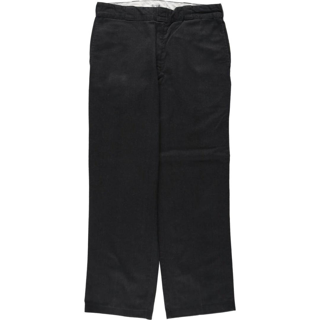 Dickies 874 Flex Original Fit Work Pants, Men's, Size 35 polyester black type Vintage Second Hand